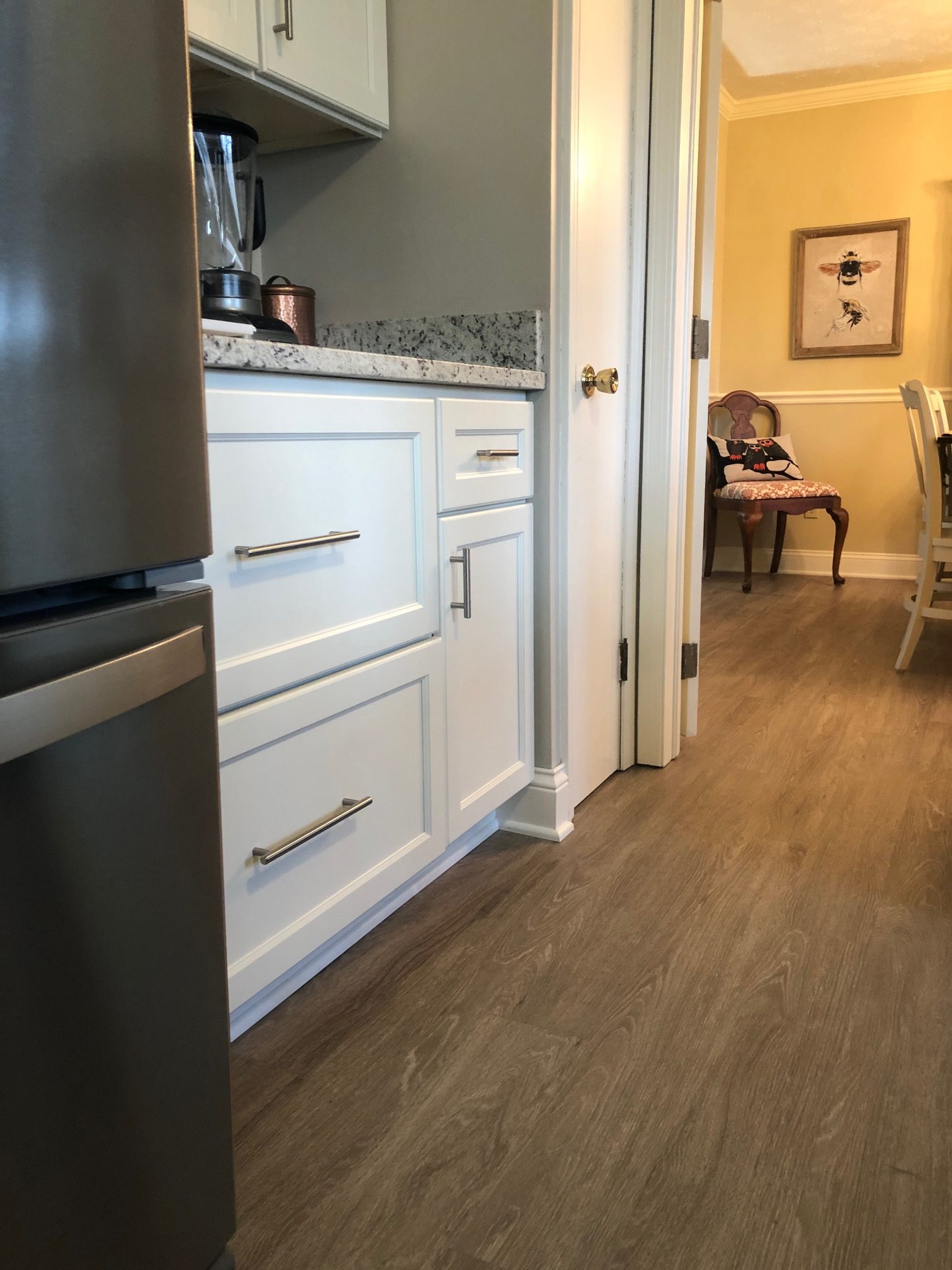 LVP flooring installation