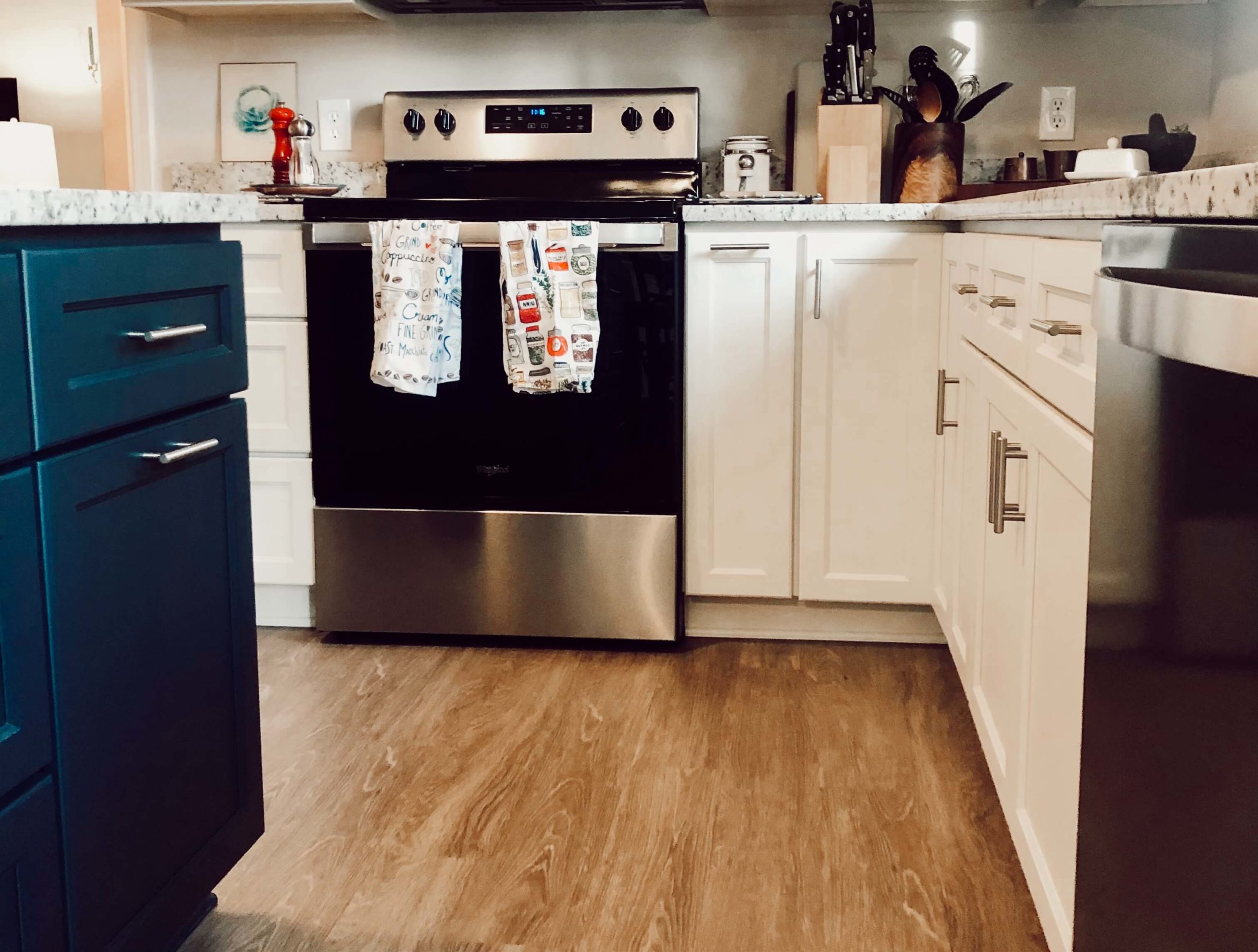 Aurora flooring installers completed kitchen floor