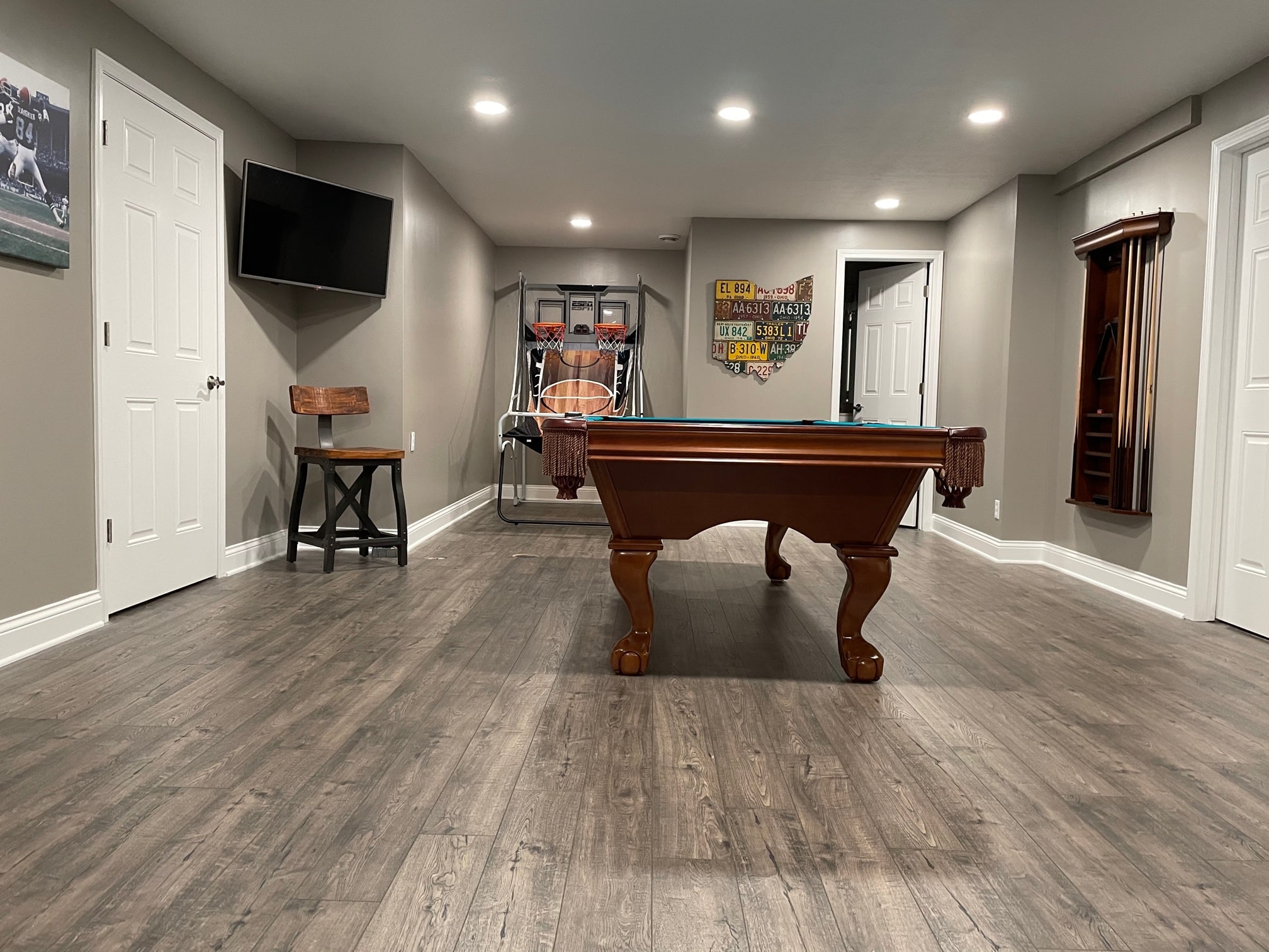 LVP Installation in Basement