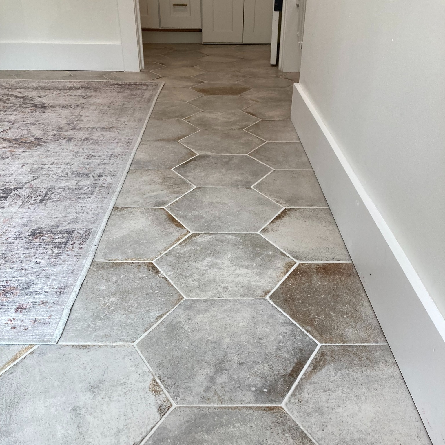 hexagon tile installation state farm floorscapes