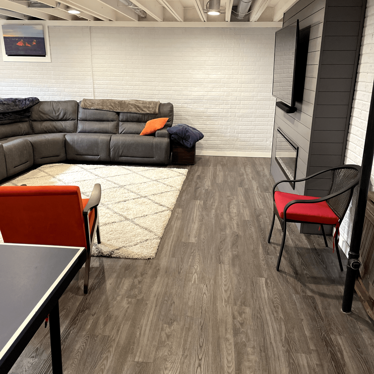 Kent Basement Flooring Installation (1)-min LVP Flooring Installation